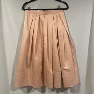 Banana Republic Soft Peach A-Line Skirt 8